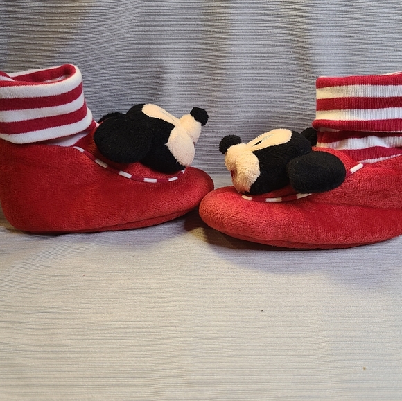 Disney Baby Mickey Mouse Rattle Slippers - Picture 3 of 9